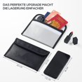 thumbnail image 4 of Greenne Fireproof Waterproof Document Bag Secret File Protect Pouch Money Cash Safe Box, 4 of 7