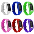 thumbnail image 3 of EIMELI Sport Running Silicone Pedometer Calorie Step Counter Digital Watch Bracelet, 3 of 8