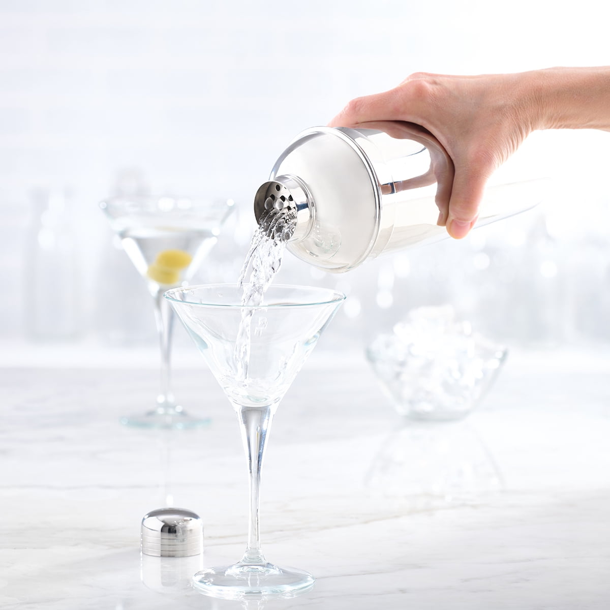 Trudeau  Stainless Steel Cocktail Shaker 25 oz