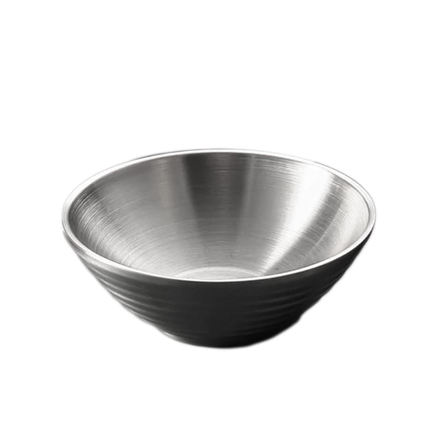 Bol à Soupe Compact en Acier Inoxydable, Conception Isolée pour Nouilles Froides, Plats de Riz et Repas Quotidiens de Cuisine