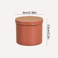 thumbnail image 3 of Round Plastic Box Transparent Round Box Organizer Air Puff Box Swab Toothpick Tool Box Coffee Cup Small Round Bucket, 3 of 6