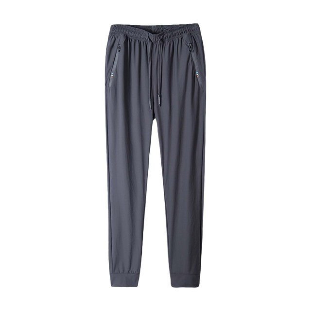 Ediodpoh Pantalon de Jogging Léger pour Hommes et Femmes, Pantalon de Course et de Randonnée à Séchage Rapide, Pantalon d'Entraînement de Piste avec Poches à Glissière, Pantalon pour Hommes Gris TTG