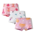thumbnail image 1 of Girls 3Pc Toddler Kids Cartoon Rainbow Shorts Underwear Clothes, 1 of 2