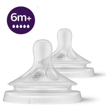 Natural Response Nipple Flow 5, 6M+, 2 pack, SCY965/02