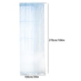 thumbnail image 2 of Panneaux de Rideaux pour Fenêtre, Rideaux de Salon pour Fenêtres Voilage Transparent Rideaux de Pièce Voilage Panneau Rideaux 40 X 106 Po Rideaux de Salon, Rideaux de Salle à Manger, Panneaux de Rideaux Transparents, 2 of 7