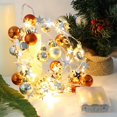 thumbnail image 1 of 2m 20 LED Copper Wire Bell String Light Christmas Lamp Outdoor Bedroom Decor, 1 of 8