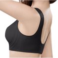 thumbnail image 4 of Timegard Bras for Women Wireless Lace Full Coverage High Support Comfy Everyday Bralette Solid Color, 4 of 5