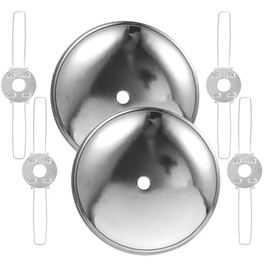 Shisuyan Lampshade Tray Spring Clip Set Iron 1 Set 4Pcs of 12cm Spring Clips