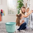 thumbnail image 1 of TIMIFIS Bathroom Laundry Basket Portable Dirty Clothes Basket Dirty Clothes Storage Basket Large Clothes Rack Laundry Basket Bathroom Hollow Dirty Clothes Basket Closet Organizer, 1 of 6