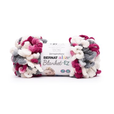 Bernat® Alize Blanket™ #7 Jumbo Polyester Yarn, Claret Storm 6.4oz/180g 18 Yards