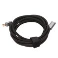 thumbnail image 2 of USB C 3.2 Male to Female Cable, PD100W Fast Charging 10Gbps 4K At 60Hz USB C Charging Cable, Right Angle USB C Extension Cable for Steam Deck Game Consoles, 2 of 7