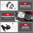 thumbnail image 2 of Zerodis Pneumatic Lubricator, Air Filter Regulator, Air Pressure Filter For Professional Use Supply Stable Air Source, 2 of 8