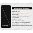 thumbnail image 2 of Blueday For Samsung Galaxy A14 4G 6.6 Inch LCD Touch Screen Digitizer Replacement, 2 of 4