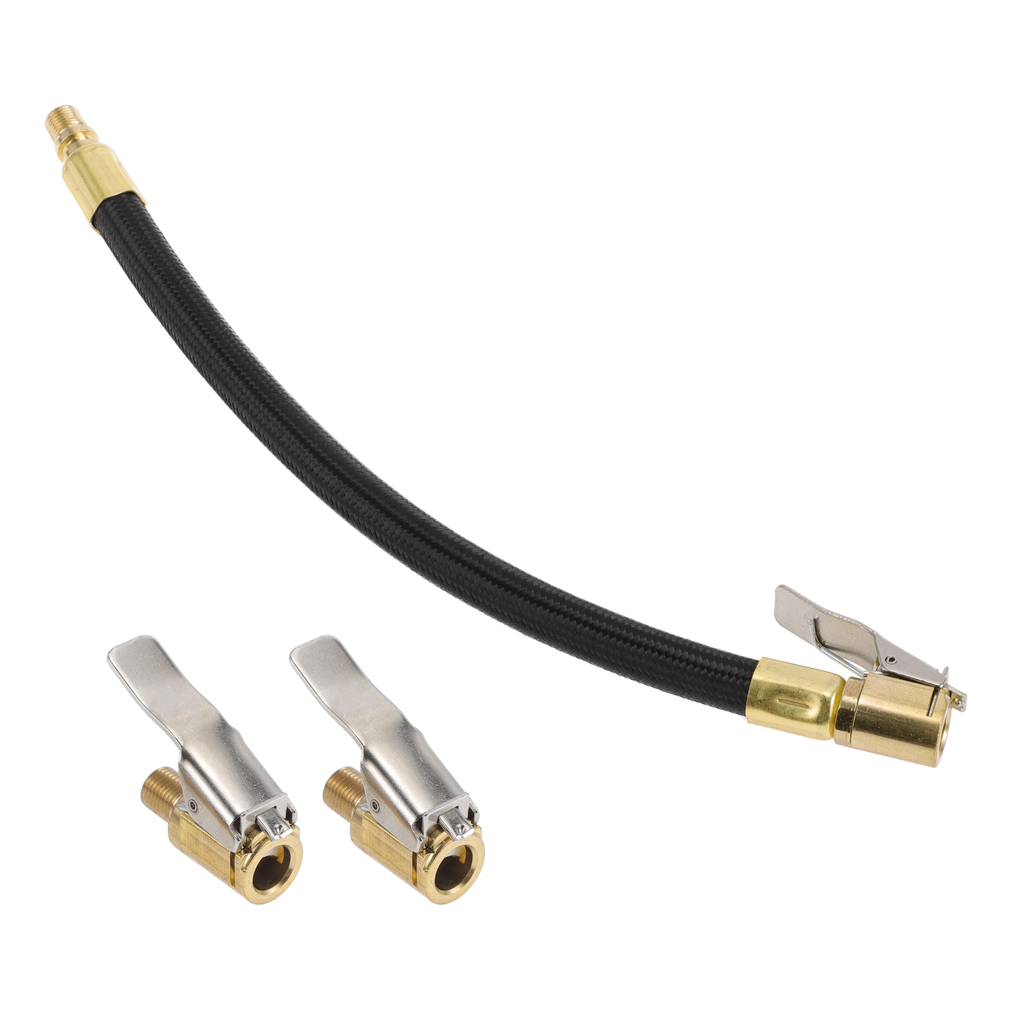 1 Set 9.06inch Tire Inflator Extension Tube Undeflatable 0.305inx32TPI for Car Motorcycle Bicycle