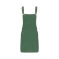 thumbnail image 4 of KIHOUT Salopette Tablier pour Femmes Été Bretelles Ajustables Robe Courte Côtelée pour Dames avec Poches, 4 of 5