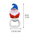 thumbnail image 3 of AYktou Christmas Decorations,Christmas Gifts,Christmas Ornaments,Home Decor Christmas Tree Pattern Beer Opener Bottle Opener Stainless Steel Beer Multifunctional Refrigerator Magnet Bottle Opener, 3 of 5