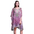thumbnail image 1 of Phagun Bikini Kaftan de Plage Couvrir les Femmes Midi Robe Courte Caftan-S-L, 1 of 6