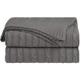 thumbnail image 1 of Unique Bargains Cotton Blanket Decorative Cable Knitted Throw Soft Knit Blankets, 1 of 10