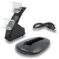 thumbnail image 2 of PS4 Controller Charger Playstation 4 Controller Charger Charging Docking Station Stand.Dual USB Fast Charging Station & LED Indicator for PS4 Controller-black, 2 of 9
