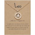 thumbnail image 1 of Heliisoer Collier 1 Pce 12 Signes Pendentif Collier Anniversaire Vacances pour Femmes Filles, 1 of 1