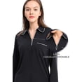 thumbnail image 3 of Ensemble de Pyjama pour Femmes 100 % Coton Pyjamas à Manches Longues Vêtements de Nuit et de Détente pour Femmes P-TG, 3 of 6