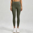 thumbnail image 5 of Miqool Womens High Waist Ankle Yoga Leggings Workout Tummy Control Soft Bike Pants with Two Pockets, 5 of 5