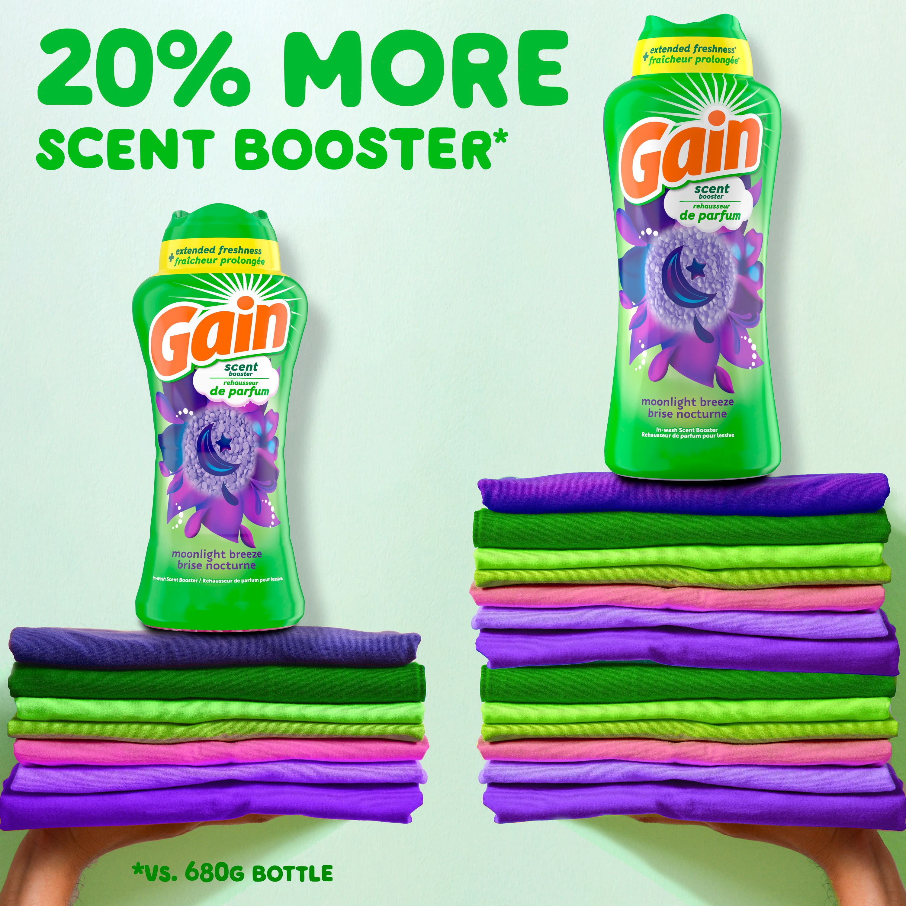 Gain Laundry Scent Booster, Moonlight Breeze Scent, 853 g