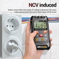 thumbnail image 4 of ANENG ANENG M113 Compact Digital Multimeter with Auto-Range, NCV Detection, and Data Hold for Precise Voltage, Resistance, and Continuity Testing - Black (Battery Not Included), 4 of 6