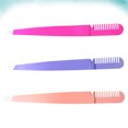 thumbnail image 3 of 3pcs 2 in 1 Stainless Steel Tweezer Comb Eyebrow Tweezers for Women Creative Makeup Tools (Assorted Colors), 3 of 9