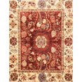 thumbnail image 1 of Ahgly Company Indoor Rectangle Abstract Red Oriental Area Rugs, 8' x 10', 1 of 6
