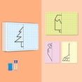 thumbnail image 1 of IMENGL 10ml Scribbledo XY Graph Lap Boards 9” X 12” For Student And Classroom Use Math White Board Double White Board Activities for Toddlers 1-3,Toddler Magnets for Refrigerator,Animal Matching Gam, 1 of 4
