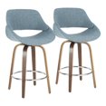 thumbnail image 1 of Fabrico Mid-Century Modern Counter Stool by LumiSource, 1 of 9
