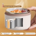 thumbnail image 4 of LSLJS Stainless Steel Insulated Lunch Box Insulated Bucket Household Double Cover Soup Bowl Bento Box Lunch Box, 4 of 9