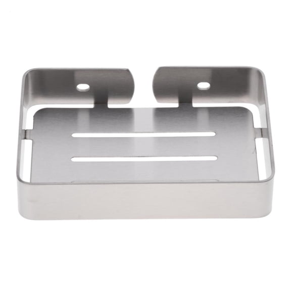GUOOL Shower Stainless Soap Dish Holder Tray Wall Mounted Hardware B