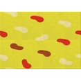 thumbnail image 1 of Ahgly Company Machine Washable Indoor Rectangle Transitional Yellow Area Rugs, 6' x 9', 1 of 7