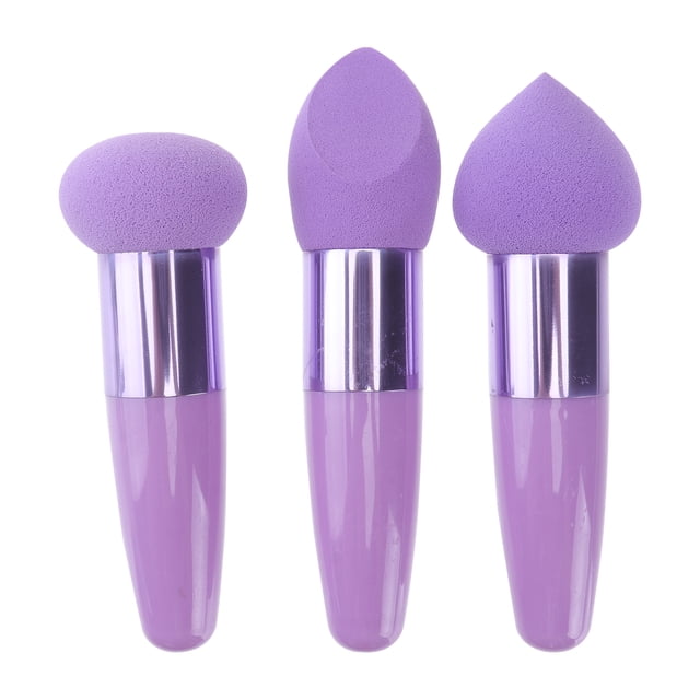 SHISUYAN 3Pcs Multifunctional Makeup Pens Double-end Sponge Foundation Sponges for Girls