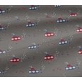 thumbnail image 4 of oneOone Cotton Jersey Medium Gray Fabric Submarine & Fish Ocean Sewing Craft Projects Fabric Prints By Yard 58 Inch Wide, 4 of 4
