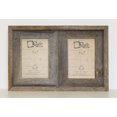 thumbnail image 1 of 5x7-2.5" Wide Reclaimed Rustic Barnwood Collage Frame - Holds 2 Photos, 1 of 3