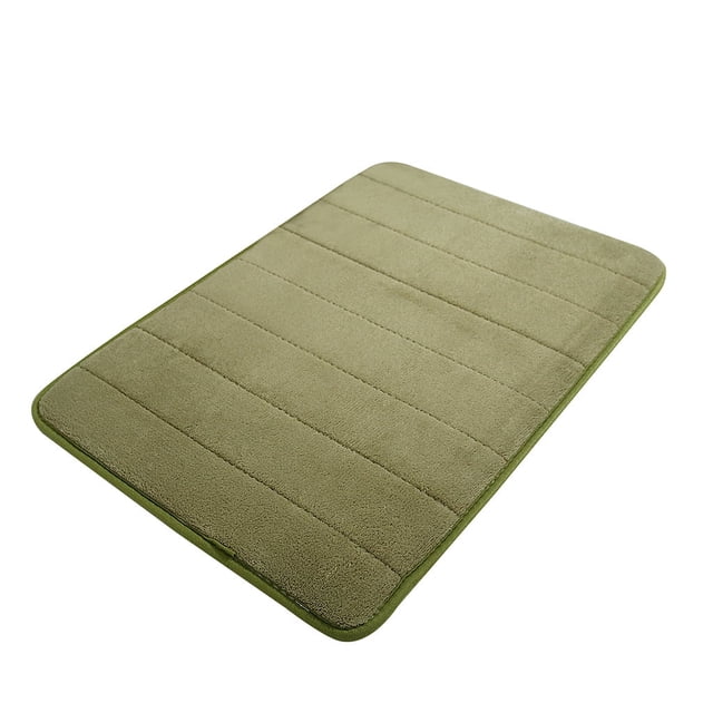Fesfesfes Foam Bath Mat Absorbent Shower Rug Quickly Dry Technology Bathroom Bedroom Floor Decor Comfortable Underfoot Bathroom Bedroom Floor Shower Rug Decor