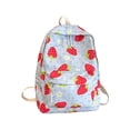thumbnail image 2 of Meitianfacai Girls Floral Strawberry Pattern Backpack Campus Fashion School Bag Suitable For Junior High School Bags, 2 of 4