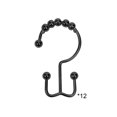 thumbnail image 2 of Apmemiss Clearance Shower Curtain Hooks Rings for Bathroom 12 Pcs Iron, 2 of 6