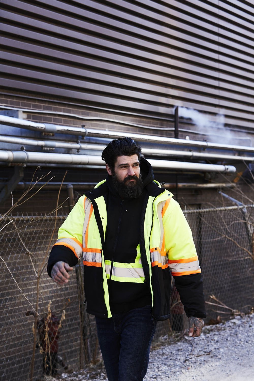Veste de sécurité d'hiver Forcefield Hi Vis Softshell