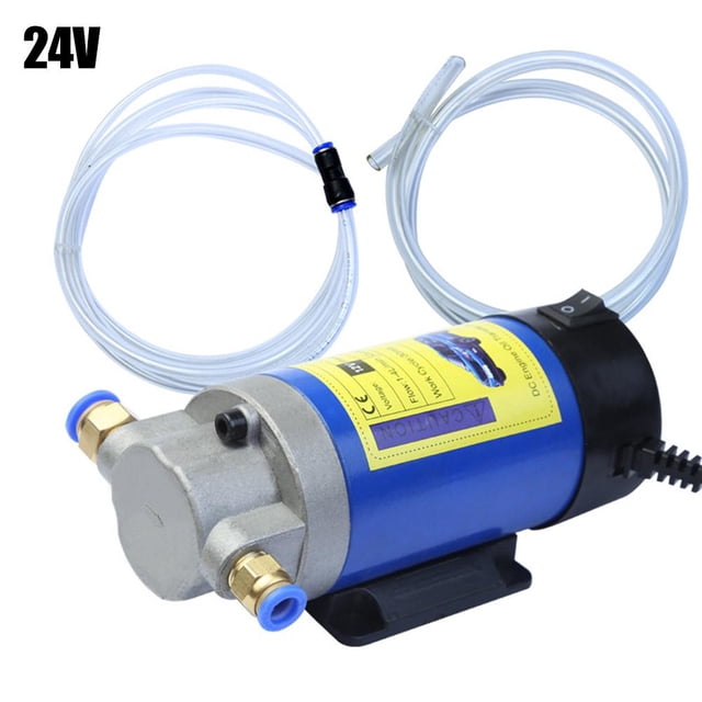 12V 100W Engine Oil Pump, Oil Extractor Pump for Engine OilChange, Electric Fluid Transfer Pumps for MotorOil, GearOil, Transmission Fluid Removal, for Car, Mower, Marine