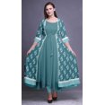 thumbnail image 2 of Bimba Robes Anarkali Imprimées pour Femmes Sans Manches Longues Kurtis Indiennes Kurta Ethnique, 2 of 6
