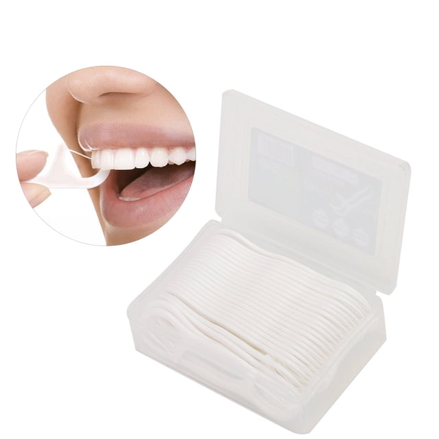 Floss Floss Picks Tooth Picking Tool 50pcs Floss Disposable Toothpick Tooth Cleaning Oral Hygiene Care Tool