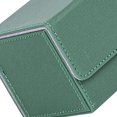thumbnail image 2 of Card Deck Case Organizer Storage Box Storage Box pu leather for MTG Cards Poker Cards Sport Card Green, 2 of 7