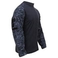 thumbnail image 2 of Rothco Military FR NYCO Combat Shirt - Midnight Digital Camo, Small, 2 of 5