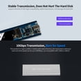 thumbnail image 4 of Yeacher M.2 NVME Solid State Drive Box USB3.1 Type-C Input Interface Aluminum Alloy Shell Material High Speed Transmission Black, 4 of 7