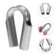 thumbnail image 4 of Shisuyan Stainless Steel Thimble Silver 2Pcs Heavy Duty Load Capacity, 4 of 8