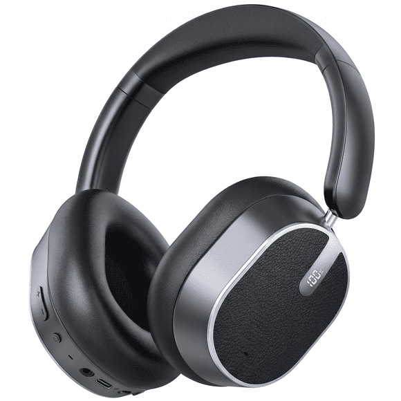 VEAT00L Écouteurs à Réduction de Bruit Active Hybrides, Casque Sans Fil Circum-Auriculaire Bluetooth 6.0 ANC, 120 H d'Écoute Écouteurs Sans Fil, Audio Spatial, Basses Profondes, Appels ENC 6 Micros, Ajustement Confortable, Oreillette